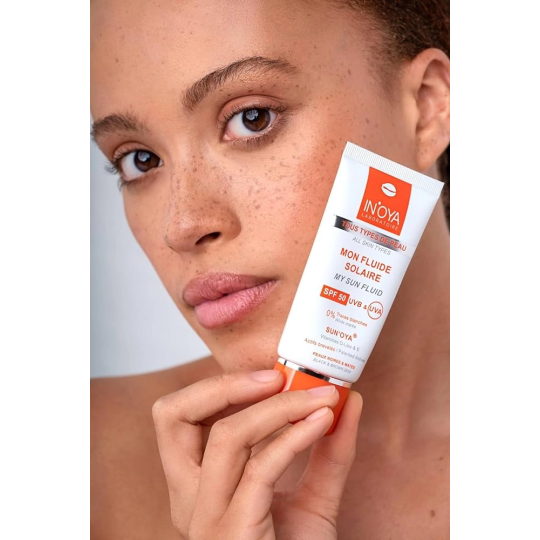Crème Solaire pour Peau Noire & Mate (SPF 50) - IN'OYA Crème Solaire pour Peau Noire & Mate (SPF 50) - IN'OYA