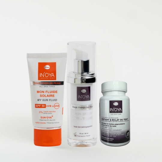 Anti Dark Spot Serum Routine & Food Supplements | INOYA Anti Dark Spot Serum Routine & Food Supplements | INOYA