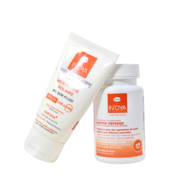 Sunoya défense, contre le soleil, crème solaire.