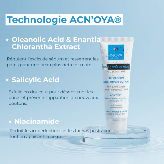 Acne Black Skin: ACN'OYA, Anti-imperfection care | IN'OYA Acne Black Skin: ACN'OYA, Anti-imperfection care | IN'OYA