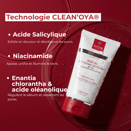 Gommage de la Peau Noire avec le Gel Nettoyant Exfoliant IN'OYA