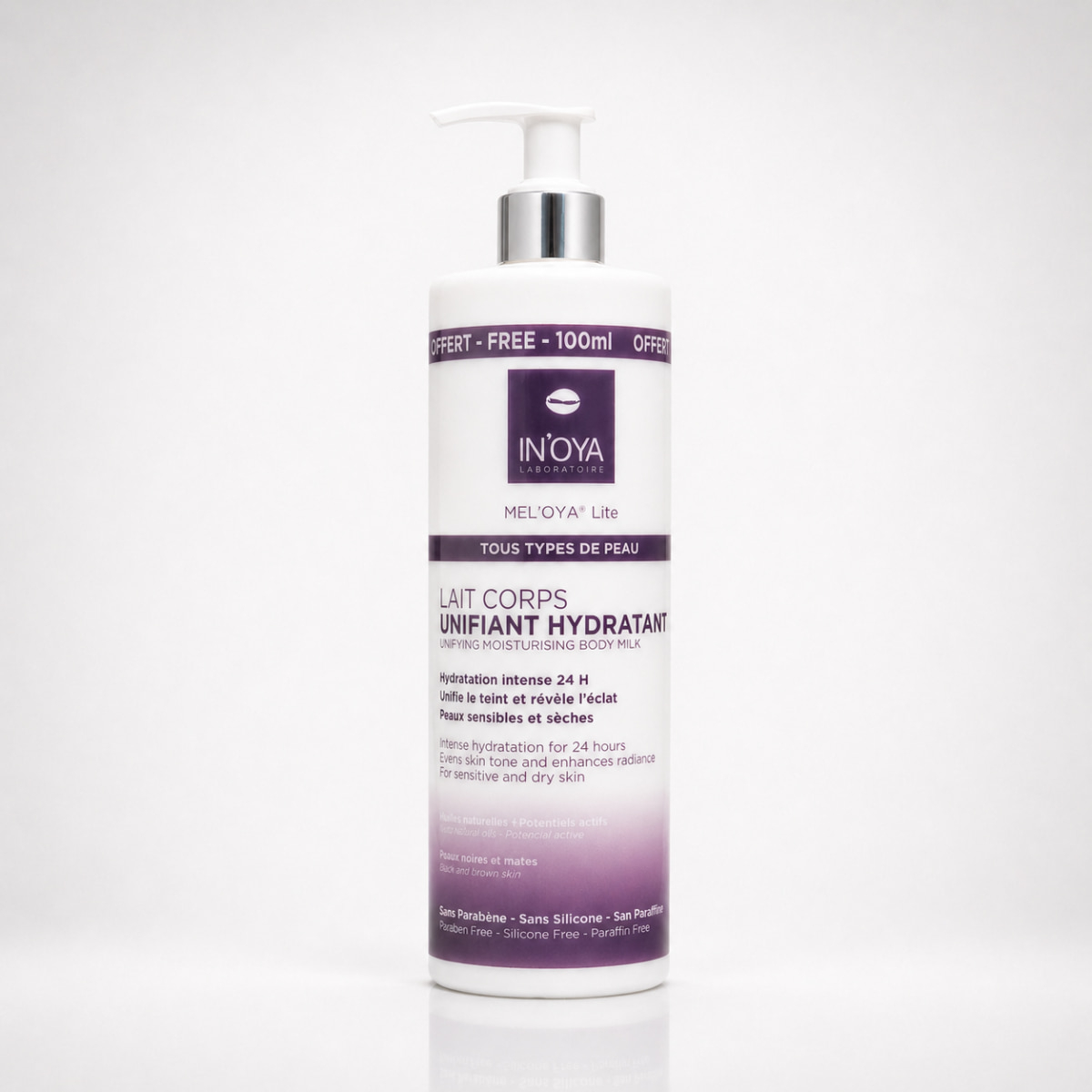 Moisturizing Unifying Body Milk for Black Skin - IN'OYA