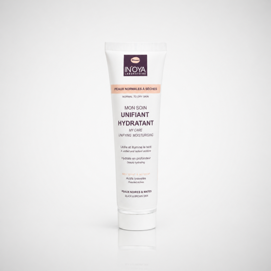 Crème unifiante hydratante IN’OYA – anti-taches pour peaux sèches à normales