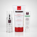 Routine taches, peaux grasses, avec gel exfoliant, soin unifiant matifiant et sérum anti taches