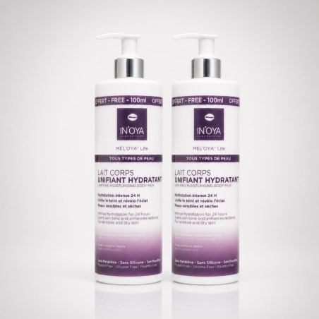 DUO Pack My body milk "Unifying moisturizer" MEL'OYA® Lite