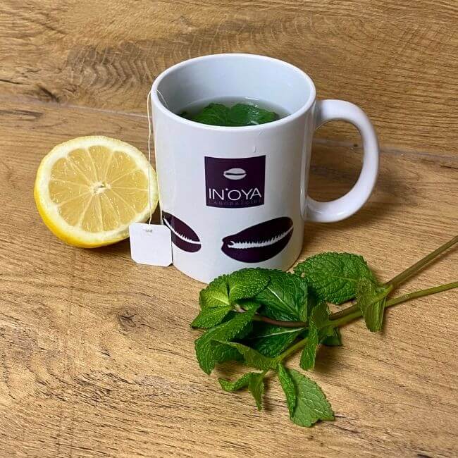 detox cure with lemon and mint