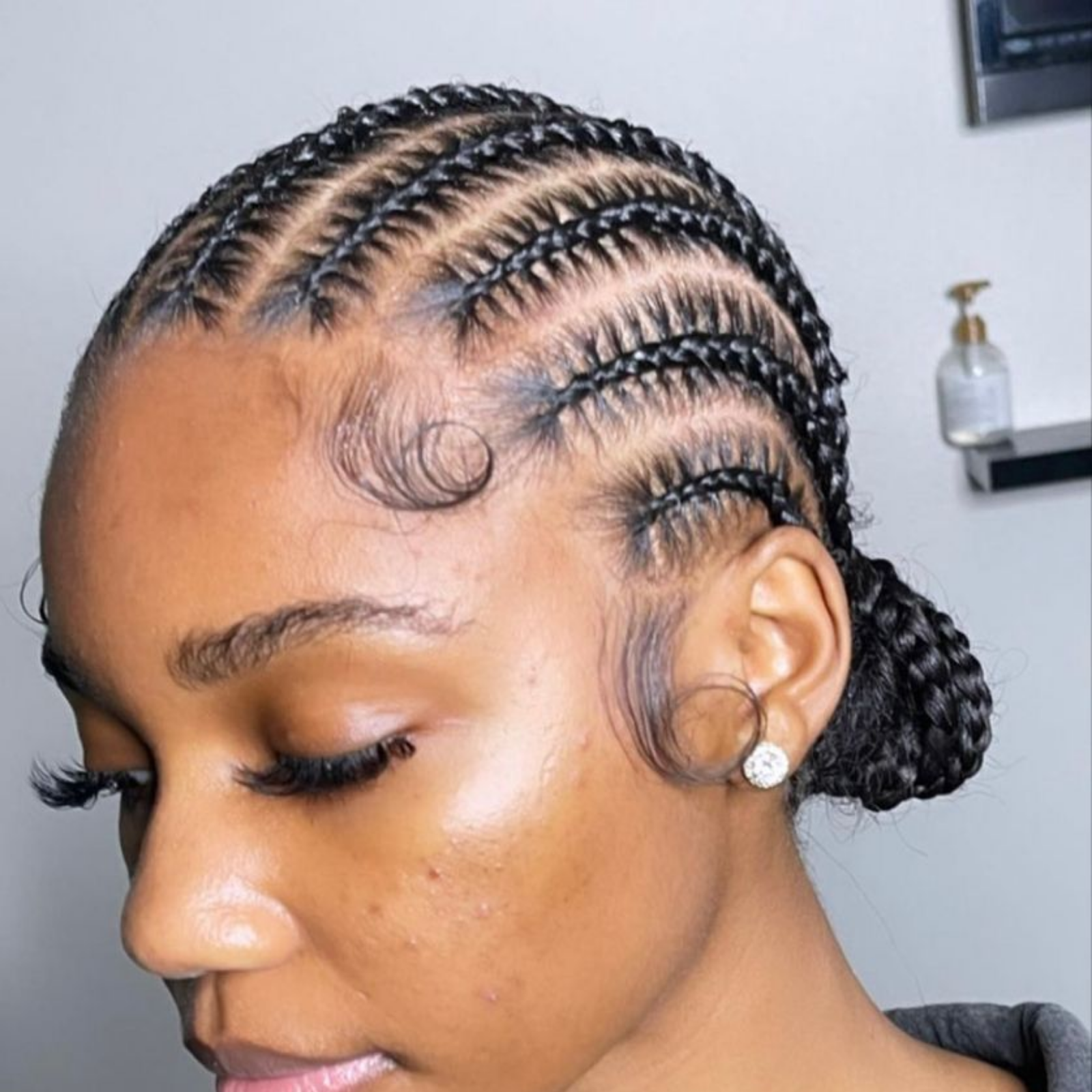 cornrows, nattes collées